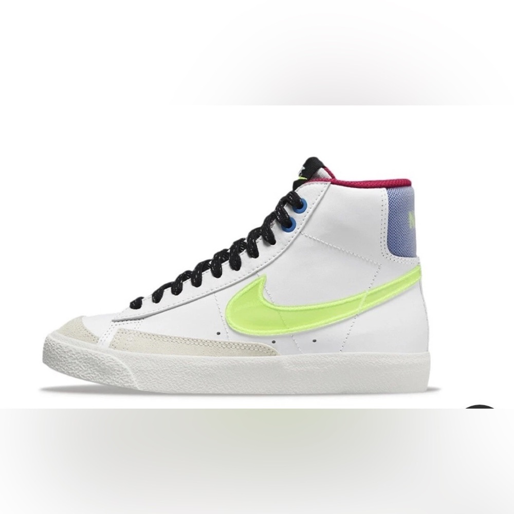 Nike Blazer 77 Mids White Volt Royal Size-6Y